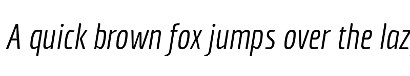 Preview of Economica Italic font