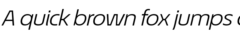 Preview of EconoSans Reduced 54 Book Expanded Italic font