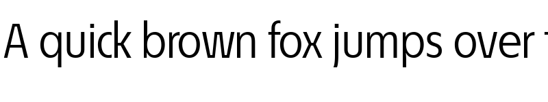 Preview of EconoSans Reduced 55 Book font