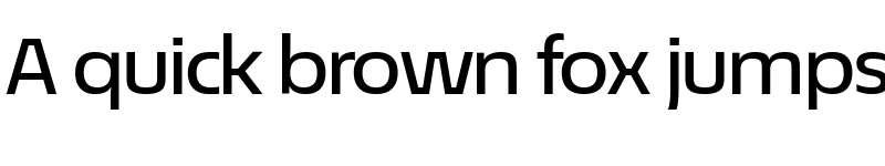 Preview of EconoSans Reduced 63 Medium Expanded font