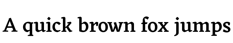 Preview of Eczar Medium font