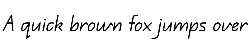 Preview of Edu QLD Beginner Regular font