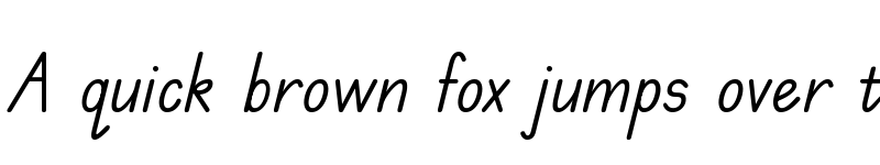 Preview of Edu TAS Beginner Regular font