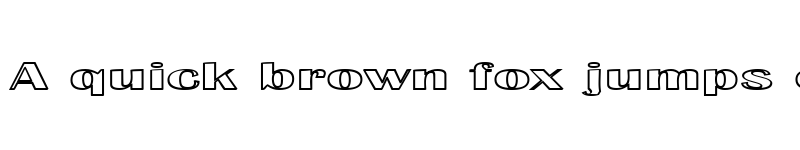 Preview of Effluence Outlined font