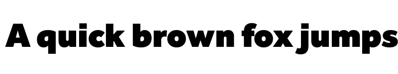 Preview of Effra CC Arbc Black font