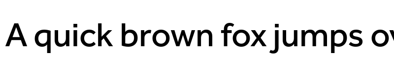 Preview of Effra CC Medium font