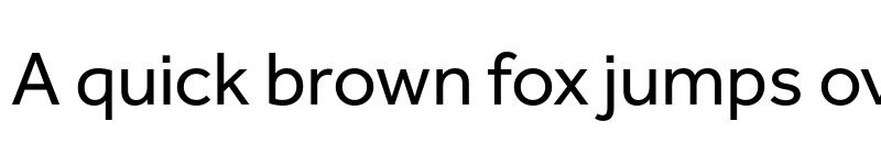 Preview of Effra CC VF Regular font