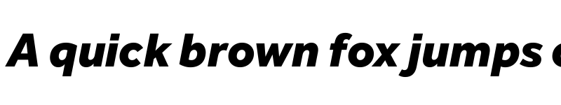 Preview of Effra CC XBold Italic font