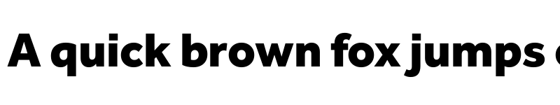 Preview of Effra CC XBold font