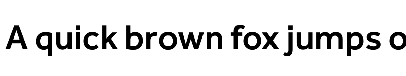 Preview of Effra Medium Regular font