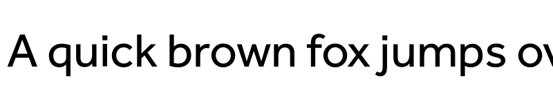 Preview of Effra Regular font