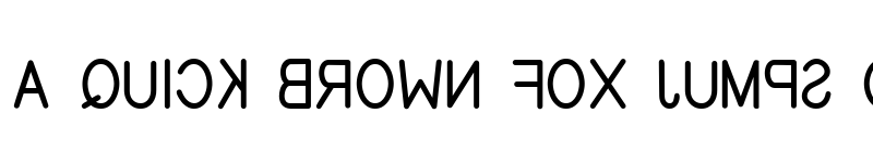 Preview of EFITYPE REVERSE Regular font