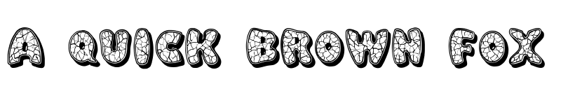 Preview of Eggshell Mosaic Regular font