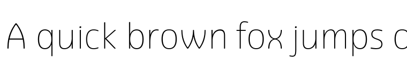 Preview of Eigerdals Thin font