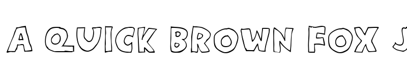 Preview of Eighty Percent Caps Outline Regular font