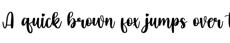 Preview of eilysa luise DEMO Regular font