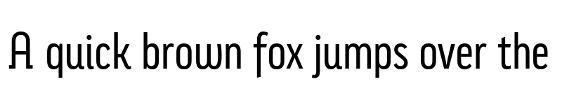 Preview of Eixample Dip Narrow Regular font