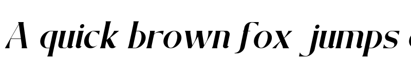 Preview of El Glance Italic font