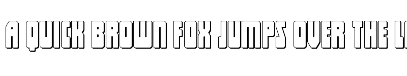 Preview of Elastic Lad 3D Expanded Regular font