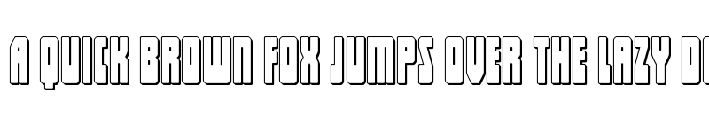 Preview of Elastic Lad 3D Regular font