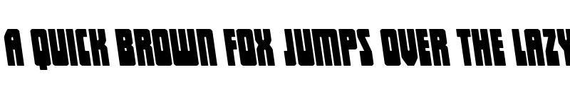 Preview of Elastic Lad Expanded Leftalic Regular font