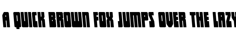 Preview of Elastic Lad Expanded Semi-Left Regular font