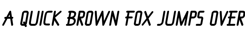 Preview of ELASTRO Italic font