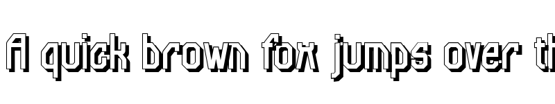 Preview of Elb-Tunnel Schatten Regular font