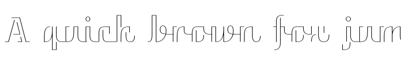 Preview of Electlilywave Light font