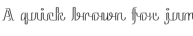 Preview of Electlilywave Regular font