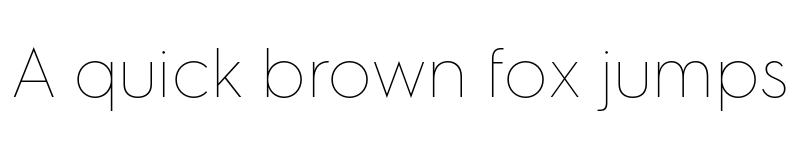 Preview of Electrolux Sans Thin font