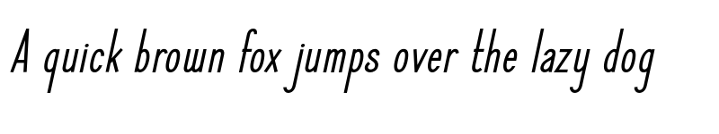 Preview of Elegant Sans Bold Italic font