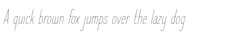 Preview of Elegant Sans Thin Italic font