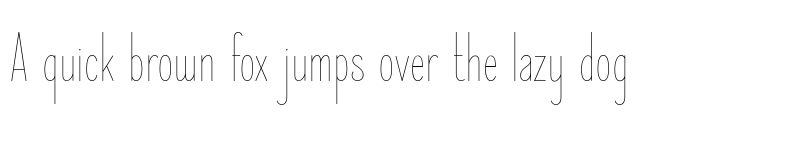 Preview of Elegant Sans Thin font