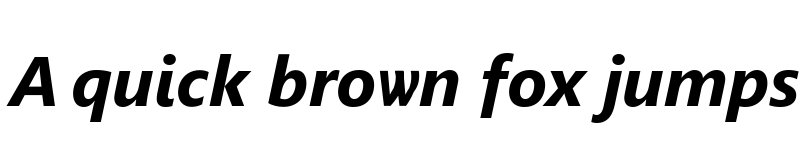 Preview of Elementary Bold Italic font