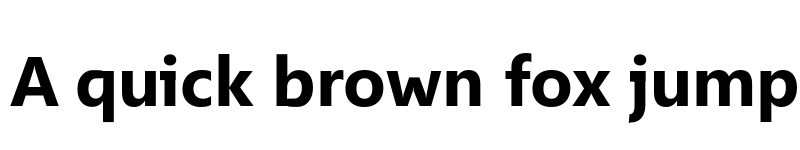 Preview of Elementary bold font