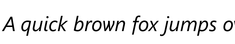 Preview of Elementary Italic font