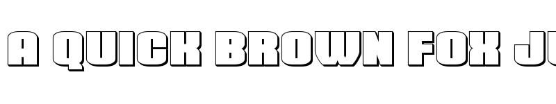 Preview of Elephant Gun 3D Regular font