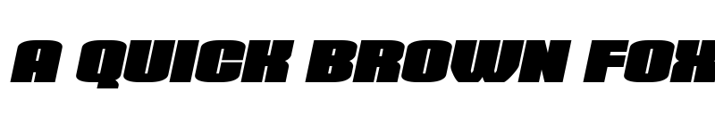 Preview of Elephant Gun Expanded Italic Regular font