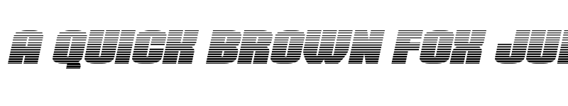 Preview of Elephant Gun Gradient Italic Regular font