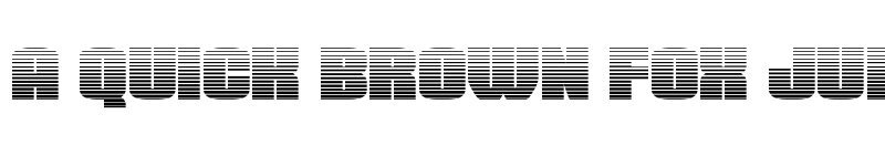 Preview of Elephant Gun Gradient Regular font