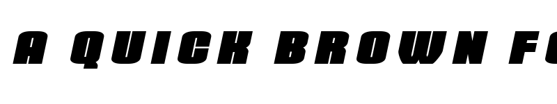 Preview of Elephant Gun Title Italic Regular font