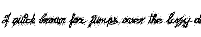 Preview of <El&Font! Brush> Regular font