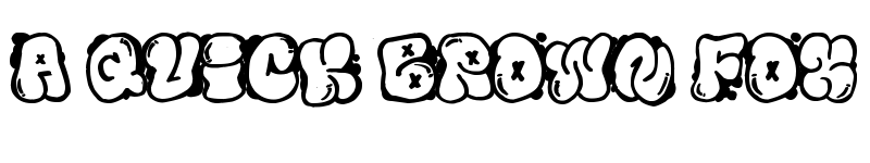 Preview of El&Font Bubble Regular font