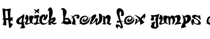 Preview of El&Font Regular font