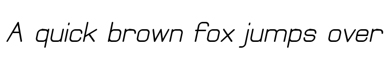 Preview of Elgethy Bold Oblique Regular font