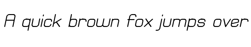 Preview of Elgethy Est Bold Oblique Regular font