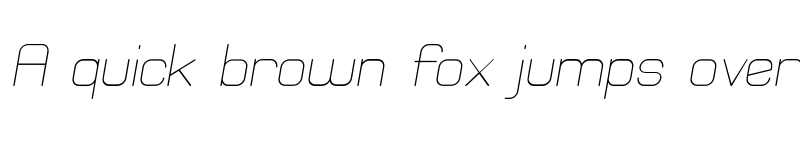 Preview of Elgethy Est Oblique Regular font