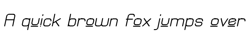 Preview of Elgethy Est Upper Bold Oblique Regular font