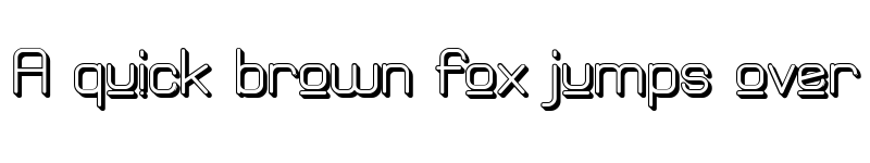 Preview of Elgethy Est Upper Bold Offset Regular font